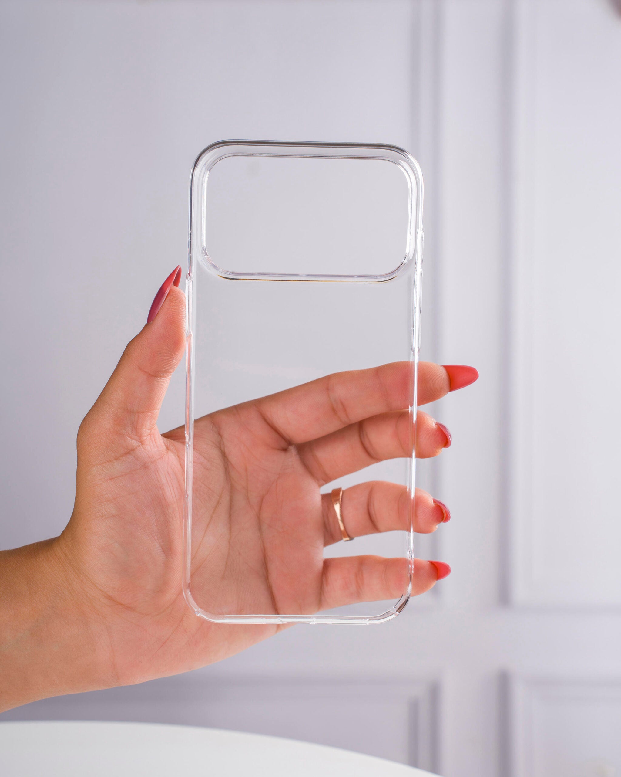 17PROMAX. Anti yellow transparent case